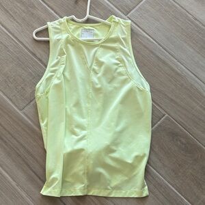 Lucky in love Brand Light Yellow Sleeveless Top